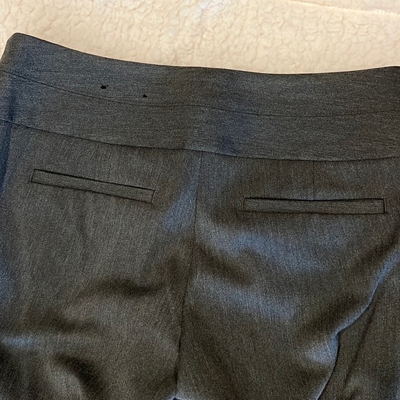 Express Editor Womens Career Pants Straight Leg Grey Size 2R, 32” insea… - Picture 8 of 8